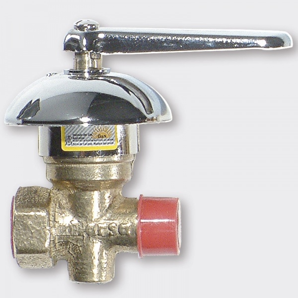 LLAVE DE PASO GAS 1/2 ALARSA BRONCE